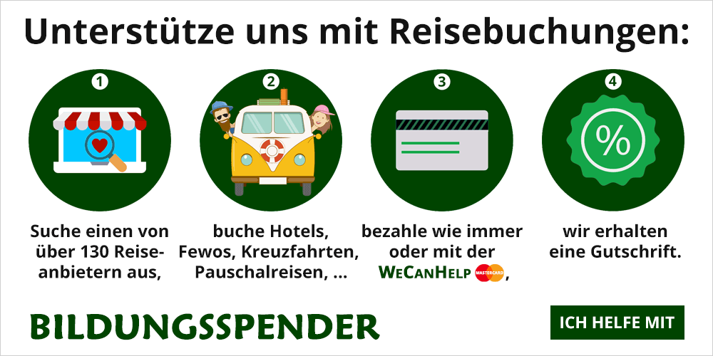 Hier klicken und Reise buchen